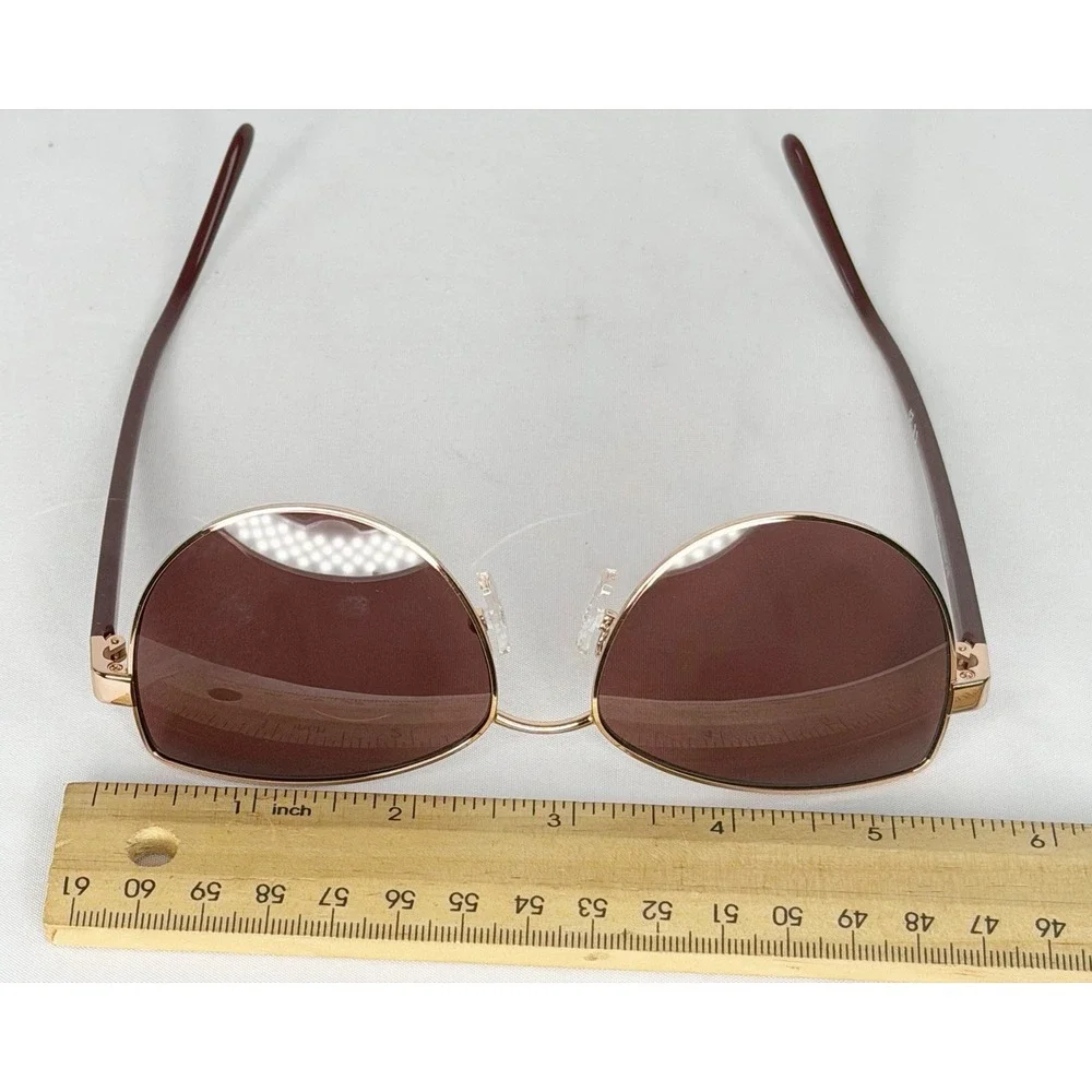 Michael Kors Lanikai Rose Gold Geometric MK1162 Sunglasses 58-16-140 W/ Case